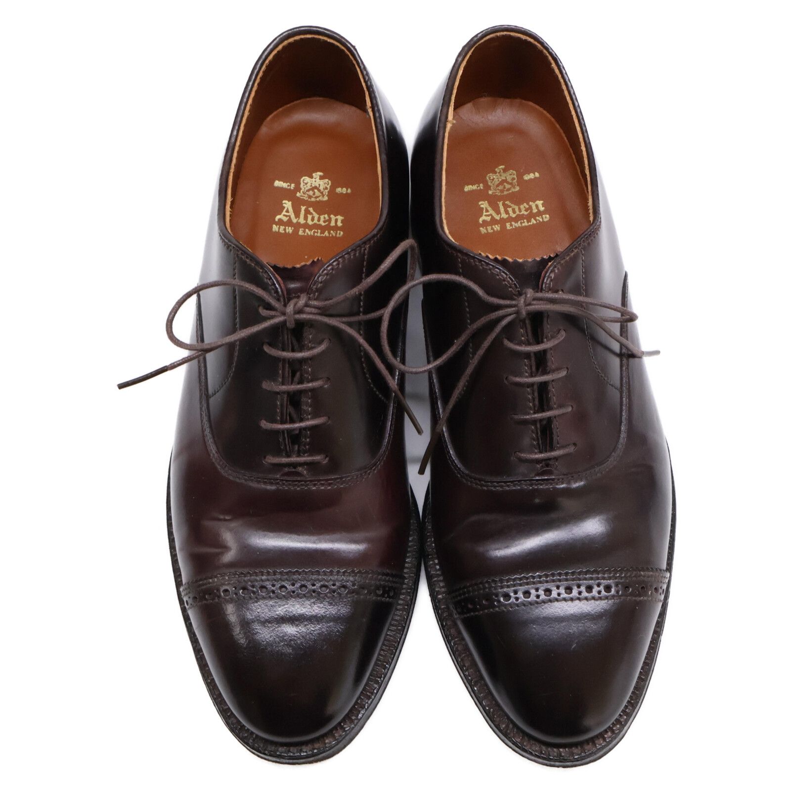 Alden オールデン 9015 ナンバー8 ハンプトンラスト コードバン パンチ