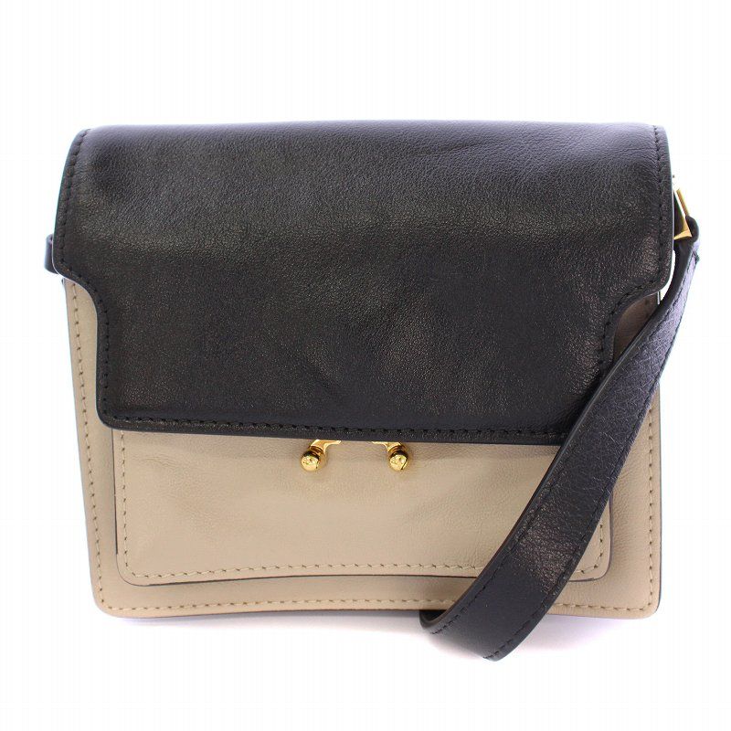 MARNI マルニ TRUNK SOFT LARGE BAG ブラック Black nappa extra large Trunkaroo Soft bag | Marni