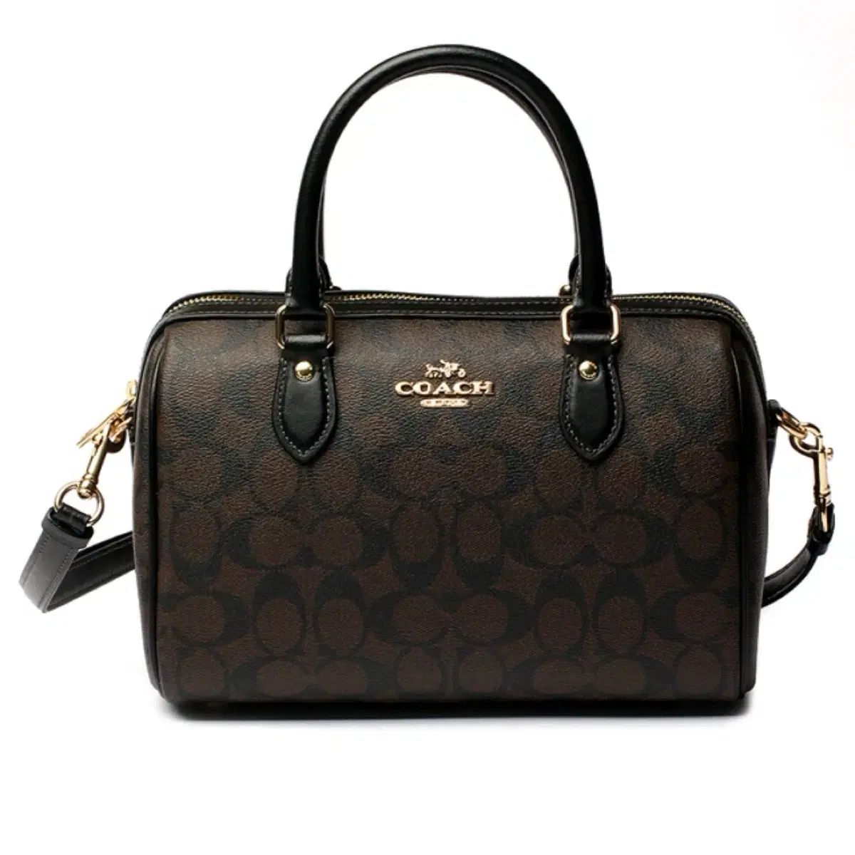 COACH コーチ シグニチャー ローワン サッチェルバッグ ハンドバッグ