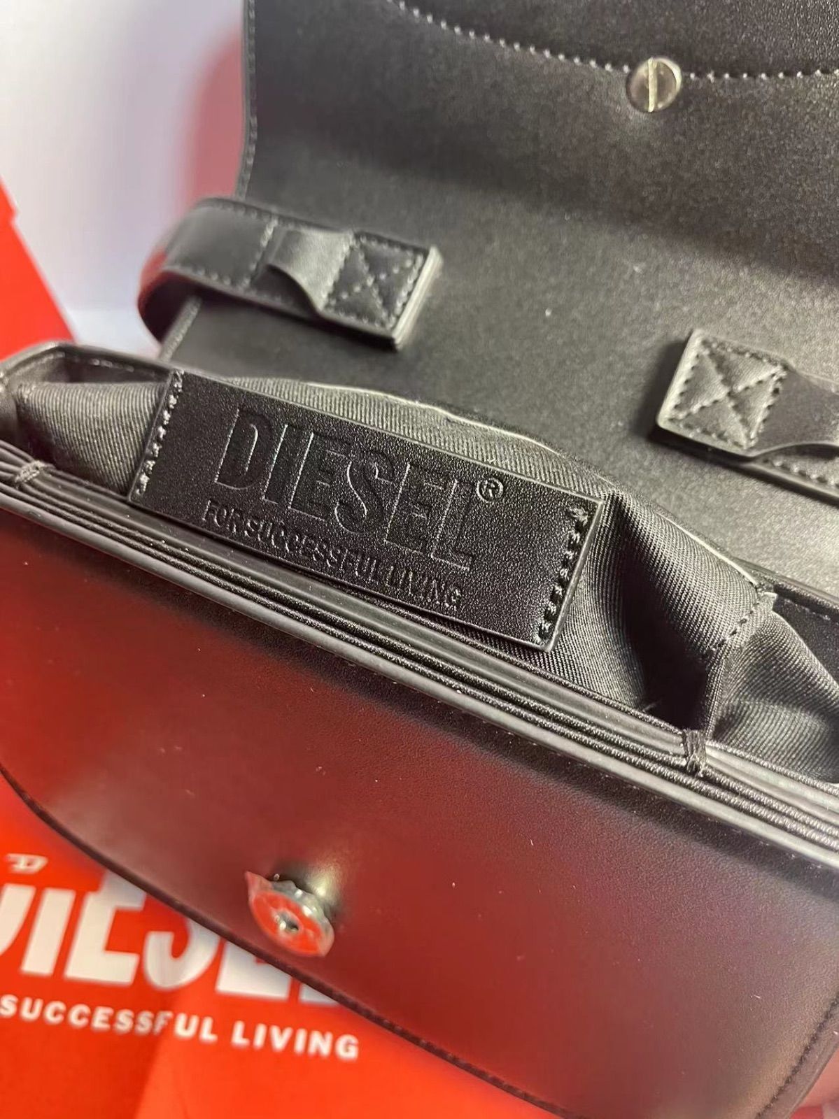 DIESELディーゼル 1DR キャンバス ショルダーバッグ ハンドバッグ ボディバッグ ホワイト ディーゼル 1DR ミニショルダーバッグ