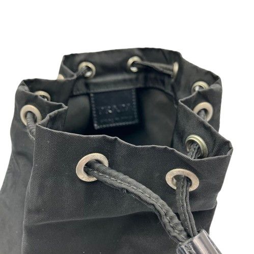 PRADA プラダ ナイロン 巾着ポーチ ブラック - メルカリ