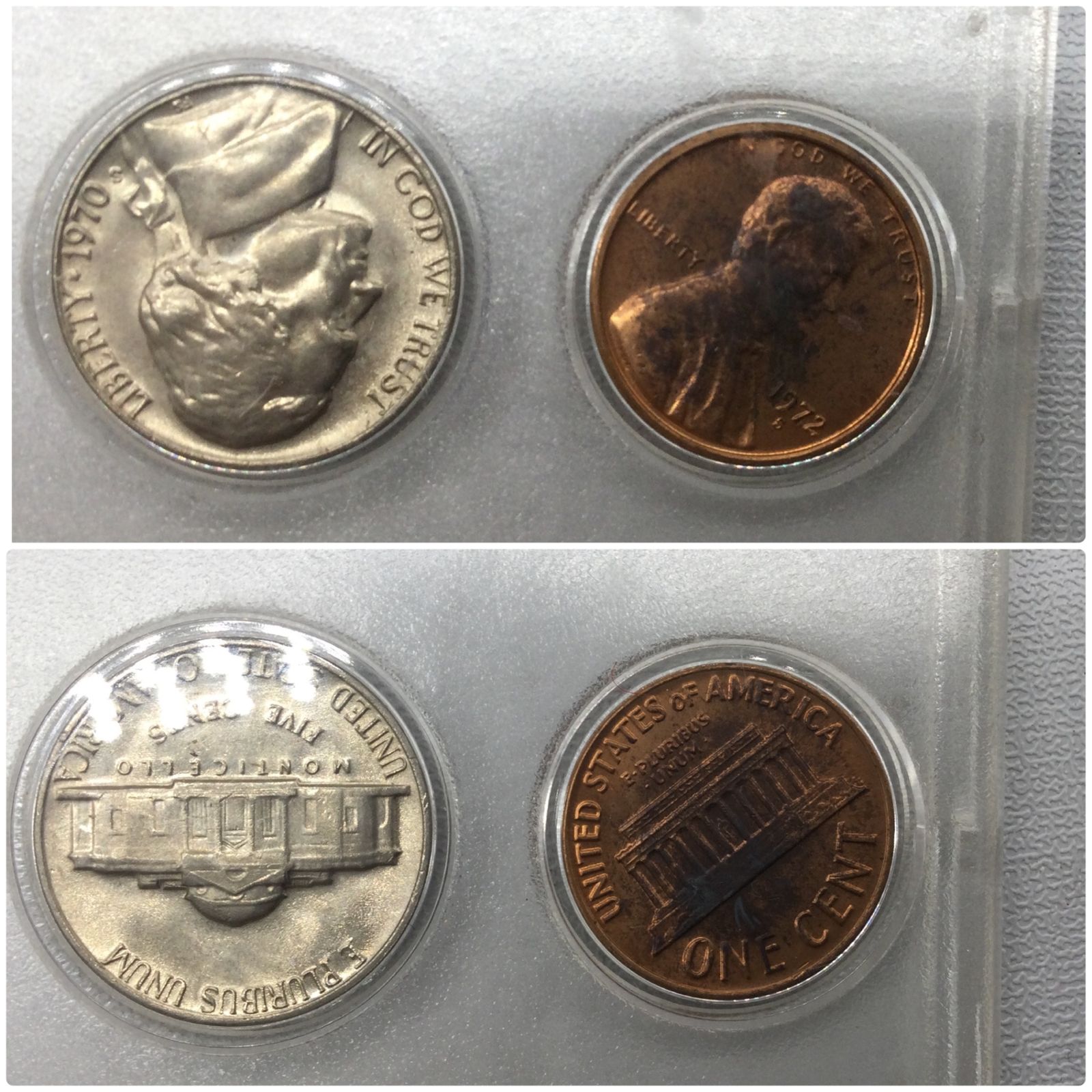 8188 アメリカ コインセット LIBERTY 1964年 1970年 1972年