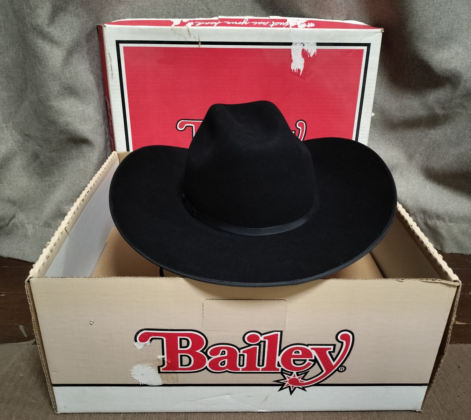 Bailey ベイリーのウエスタンハット ビーバー5X 黒 - メルカリ