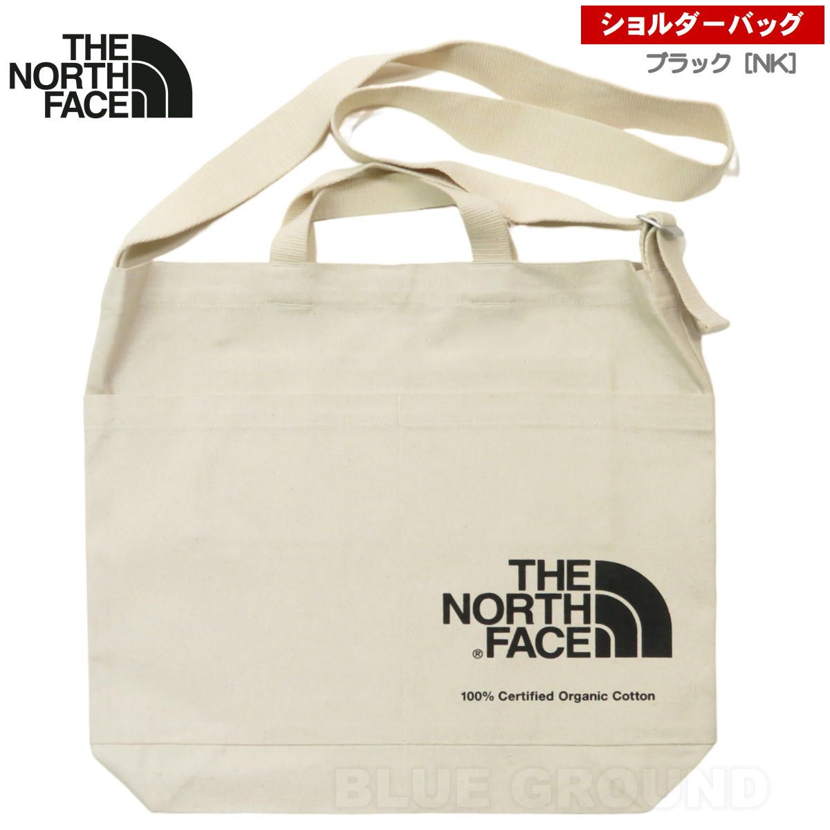 ザ・ノース・フェイス / オーガニック コットン ショルダー ブラック［NK］