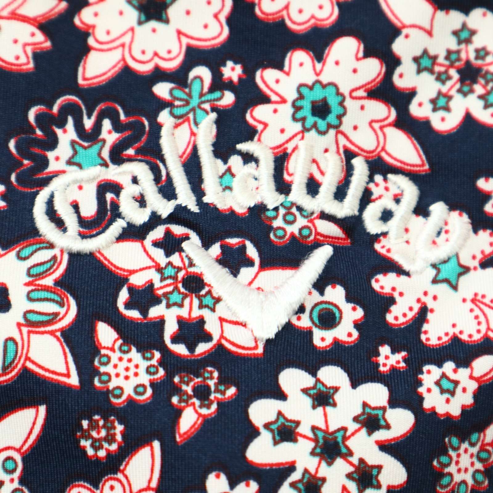Callaway キャロウェイ ゴルフ X-SERIES☆ 春夏 ロゴ刺繍 花柄
