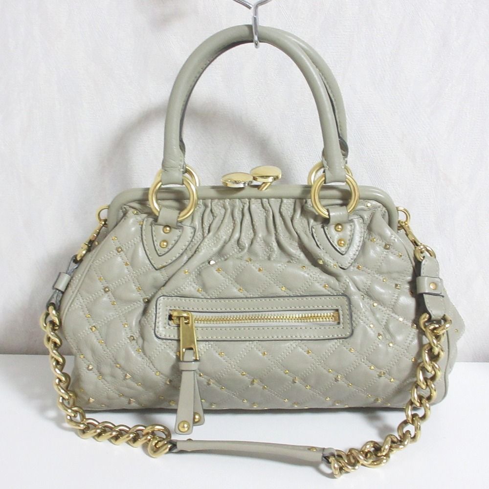 美品 MARC JACOBS マークジェイコブス Re-Edition キルテッド レザー 