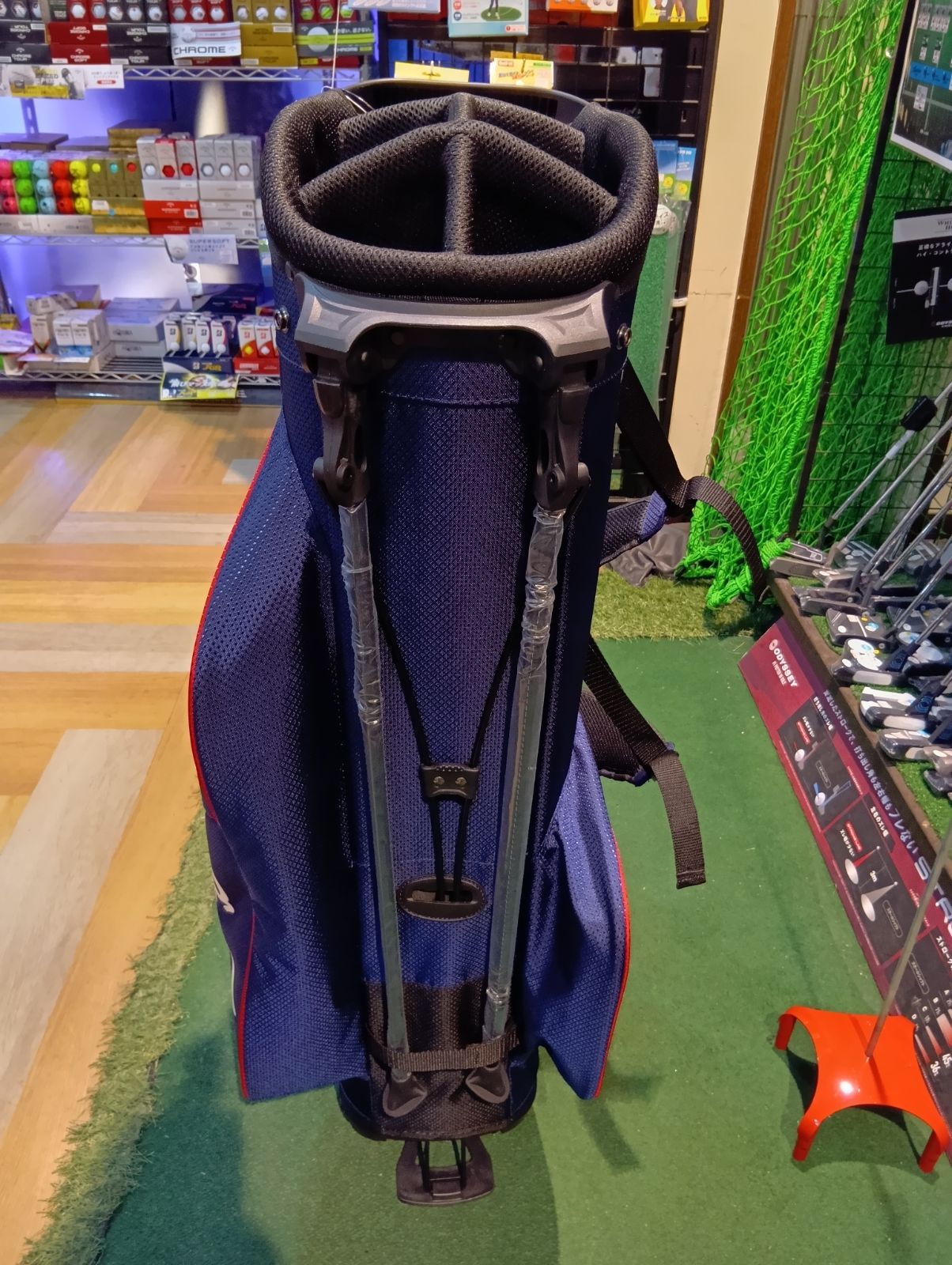 値下げ❣️キャロウェイ超軽量9型未使用スタンド式キャディーバッグ　ネイビー 新品・未使用】キャロウェイ キャディバッグ スタンドタイプ