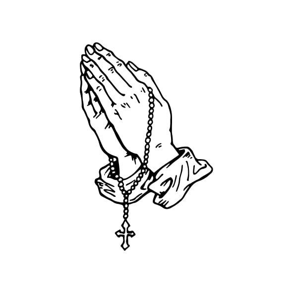 【特価商品】hands/キリスト,十字架,祈り,クロス,2週間で消えるタトゥー,ヘナタトゥー,ジャグアタトゥー,韓国タトゥーシール No