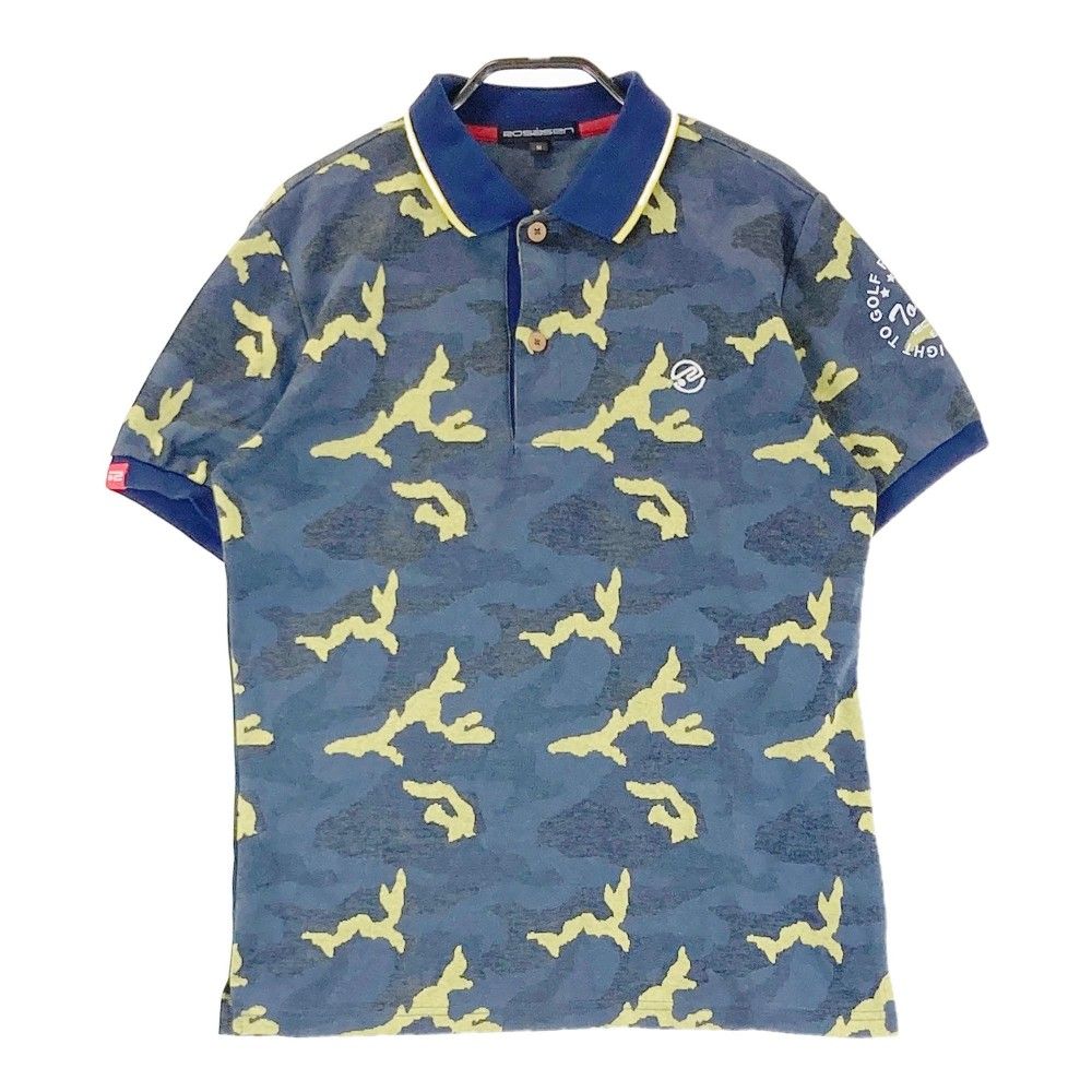 サイズ：M ROSASEN ロサーセン 半袖ポロシャツ カモフラ 迷彩柄