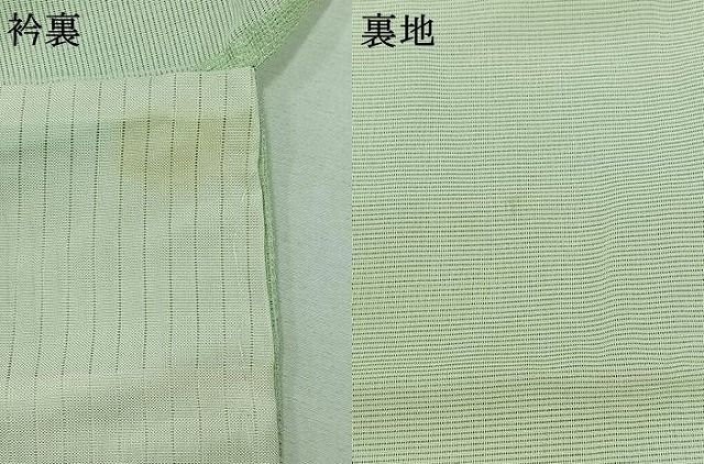 平和屋着物▽訪問着 無双 紗袷 紗×絽 立波文 正絹 逸品 AABB5238jh