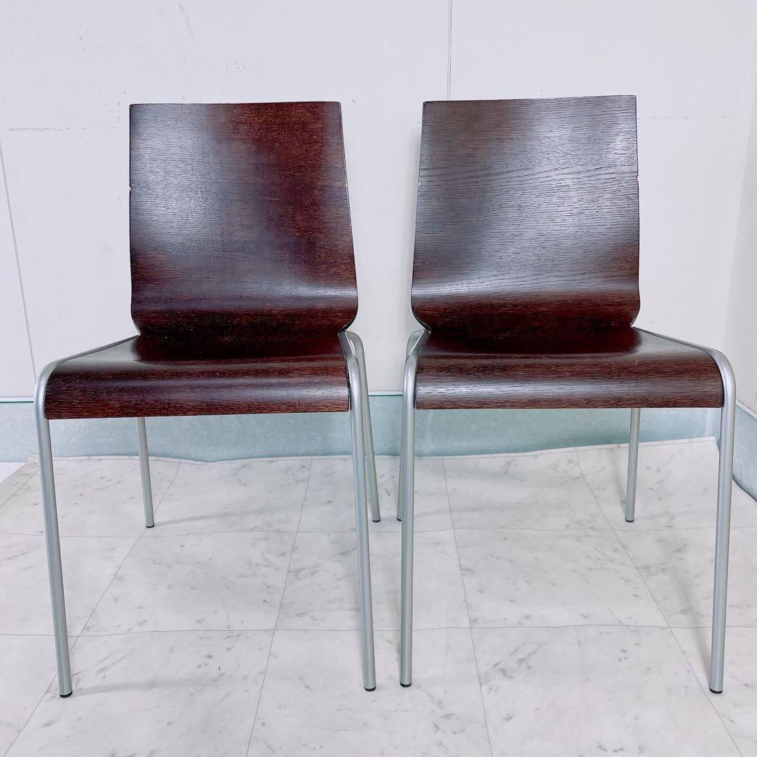 Calligaris カリガリス　スタッキング　チェア　2個セット　NT0585 calligaris 【正規代理店】カリガリス チェア 2脚セット