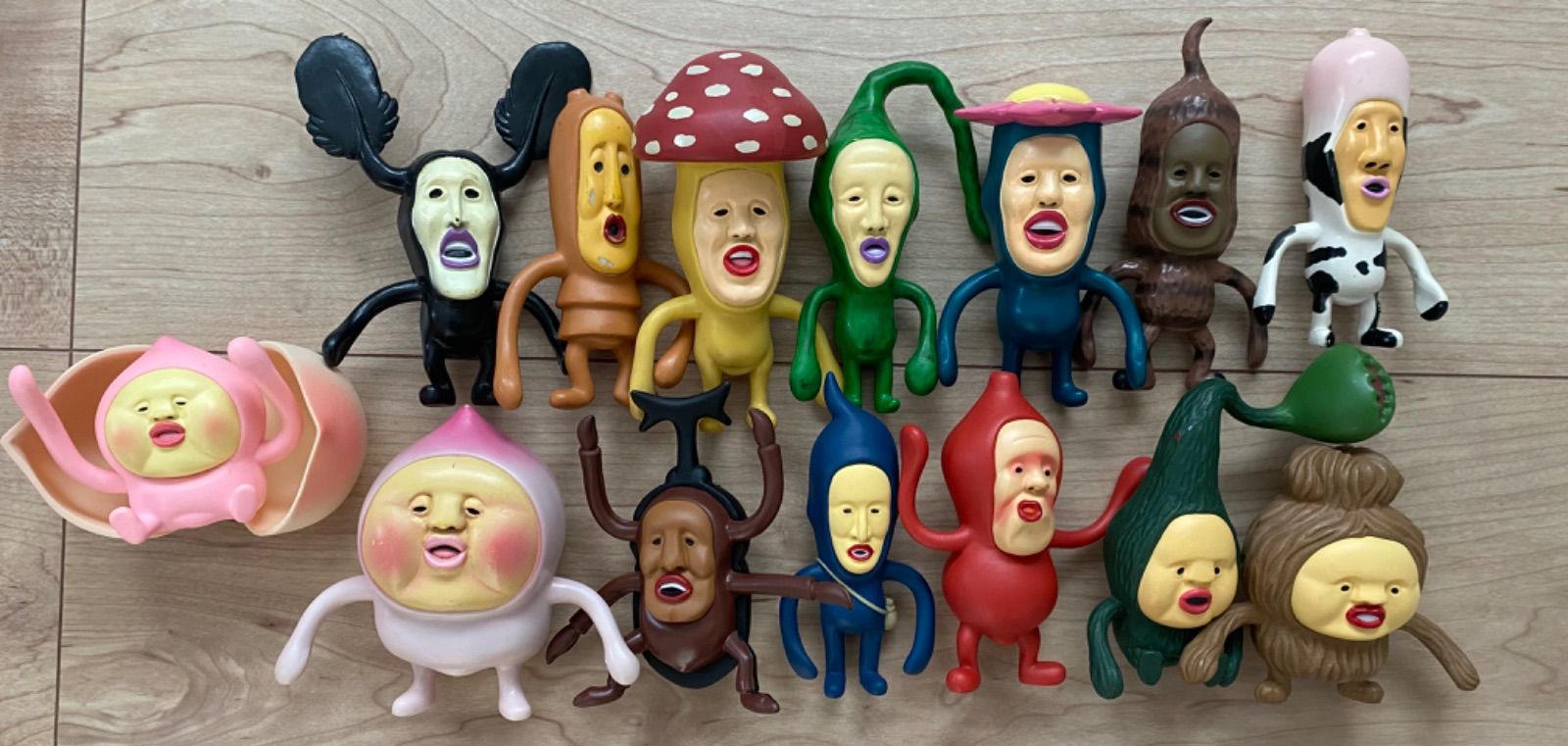 こびとづかん カクレモモジリ ベニキノコビト 特大フィギュア 5個