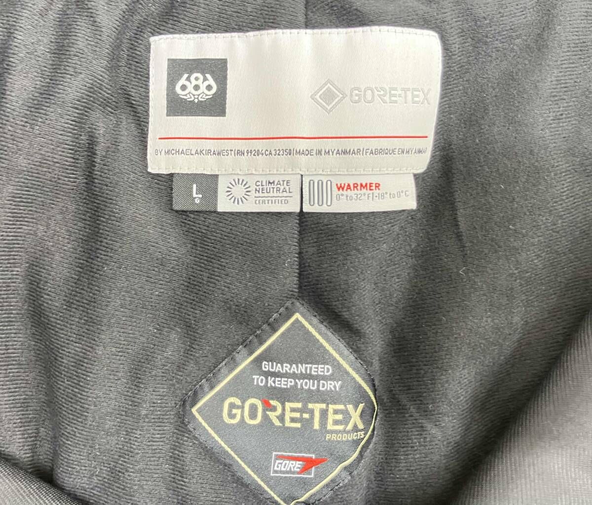 未使用品 686 スノーボードウェア パンツ M3WN219 サイズL ブラック