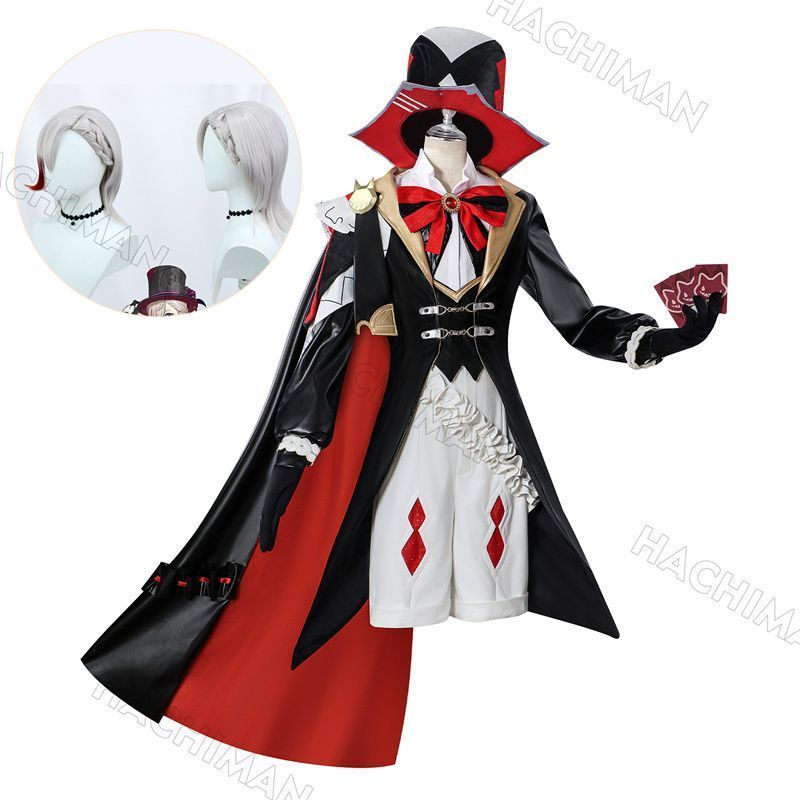 原神　リネ　コスプレ衣装　フルセット 三分妄想1/3Delusion】原神 Genshin フォンテーヌ リネ-Lyney コスプレ