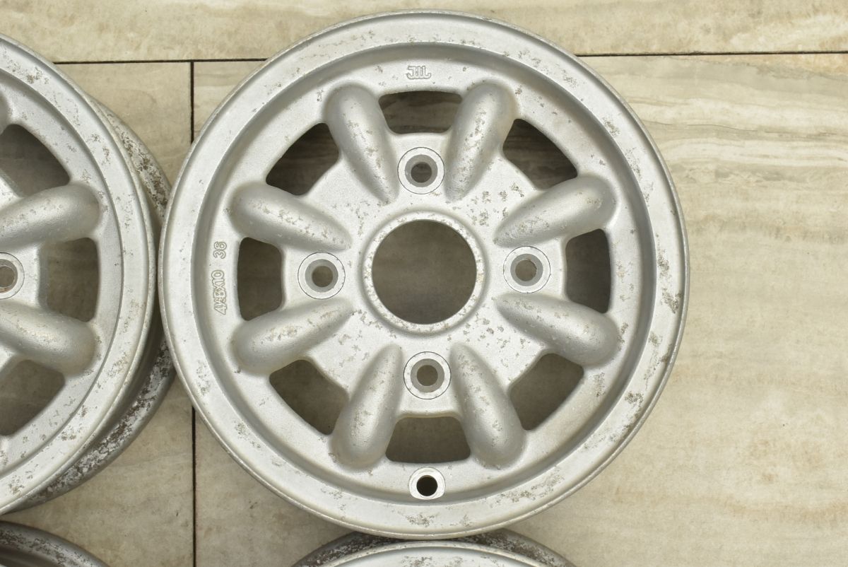 超 ENKEI エンケイ フォーミュラ 10in 4 1 3B 38 PCD110 4本 ダイハツ ミラ オプティ スバル サンバーディアス 旧規格軽自動車用 TRITUETUBI_COM