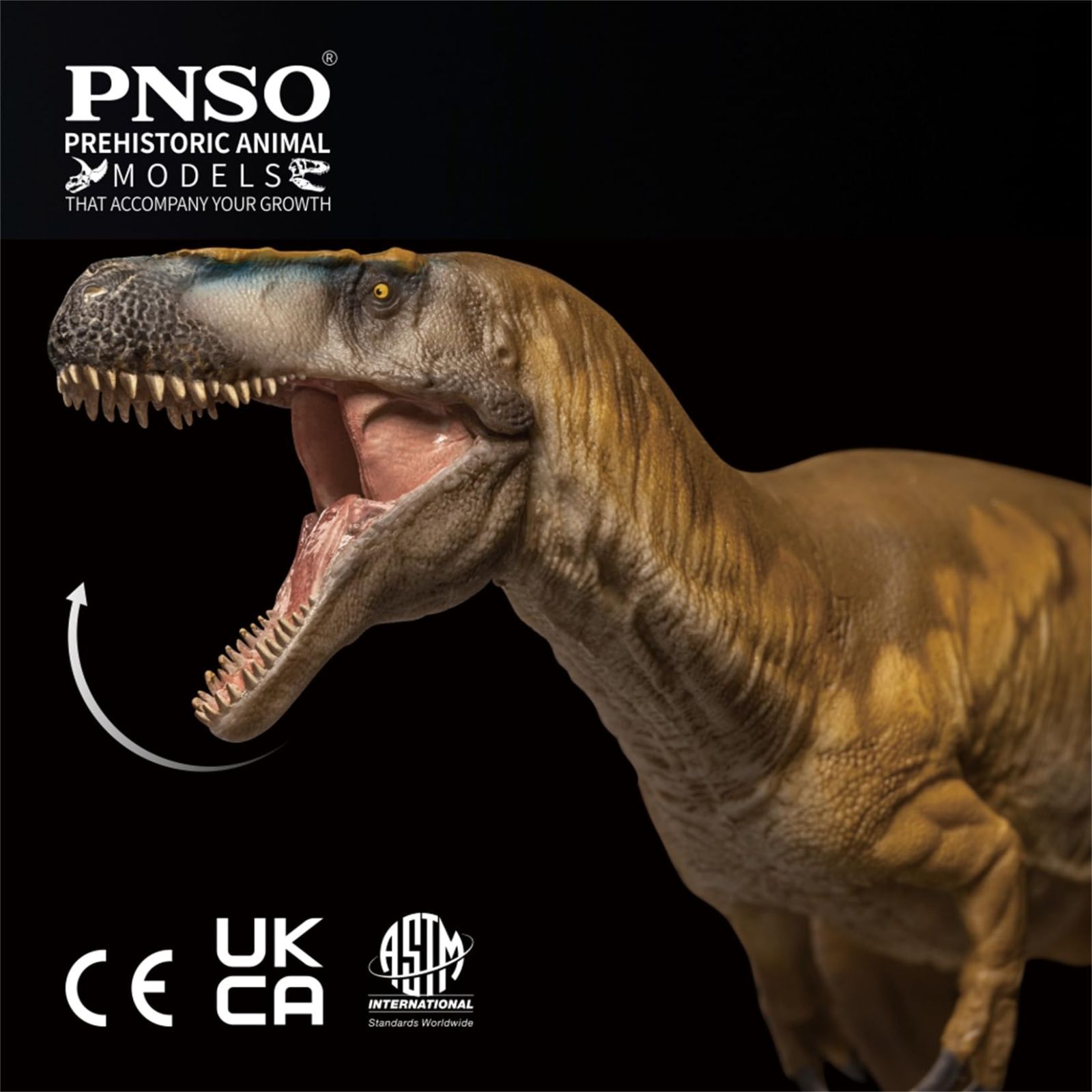 PNSO 成長シリーズ 74 メガロサウルス フィギュア 大きなトカゲ 迫力
