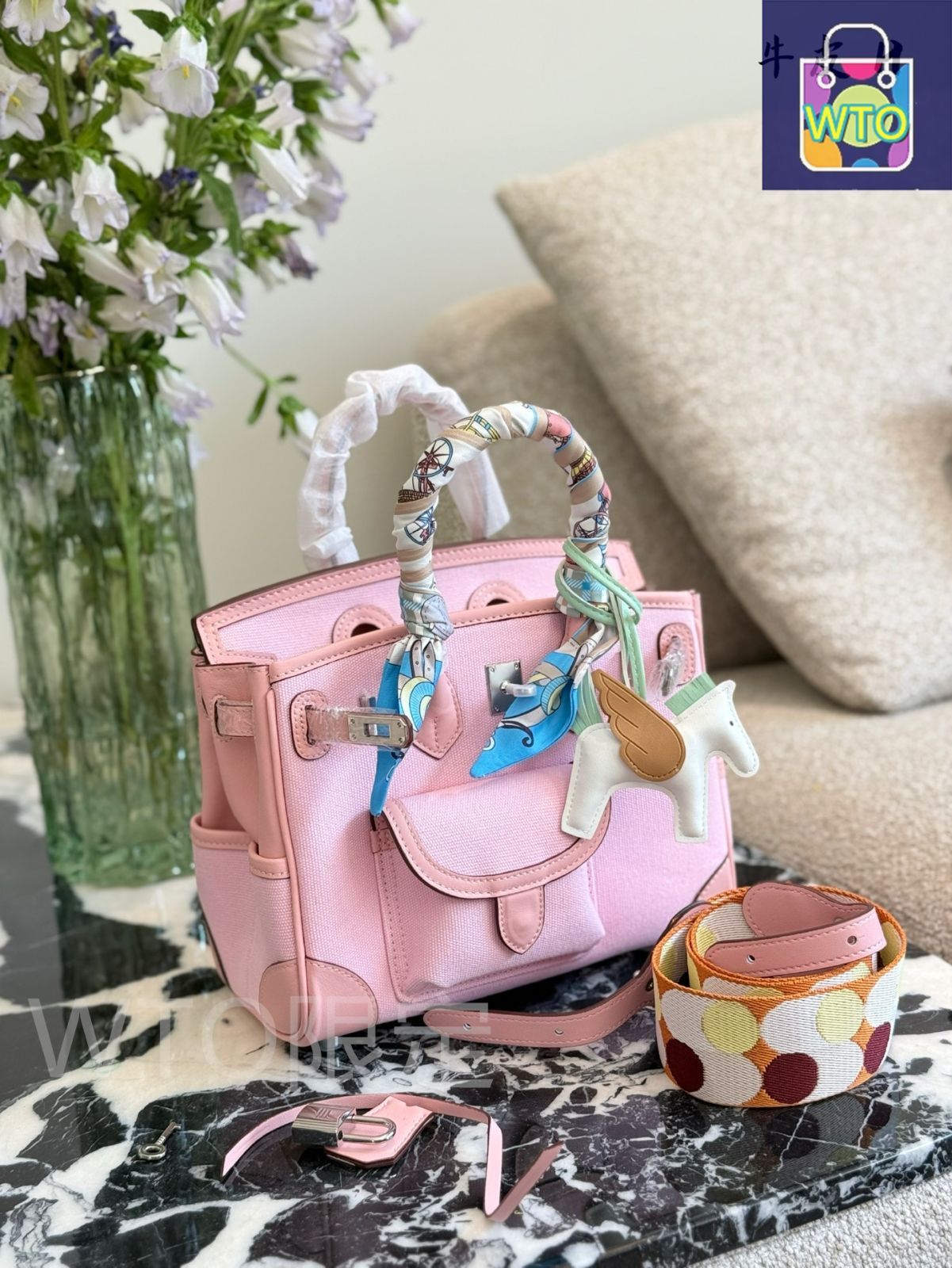 エルメスハンガー HERMES エルメス チャーム RODEO ロデオ PM アニョーミロ