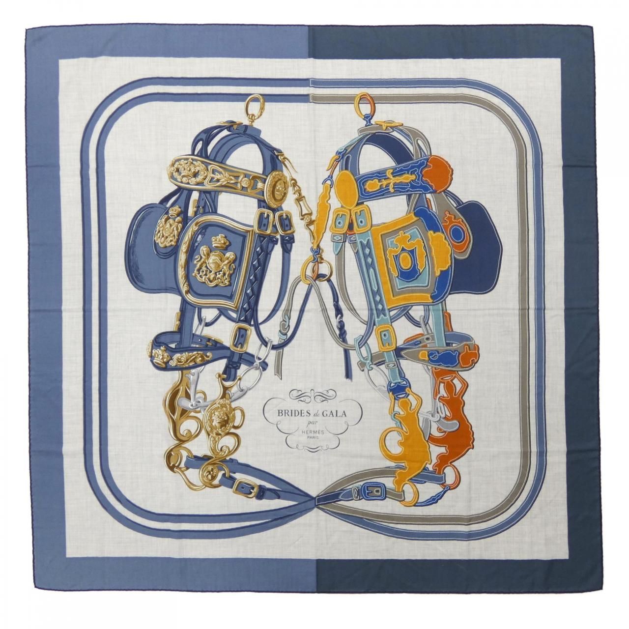 エルメス HERMES BRIDES DE GALA APPLIQUE PIQUE H243940S カレジェアン140 ショール