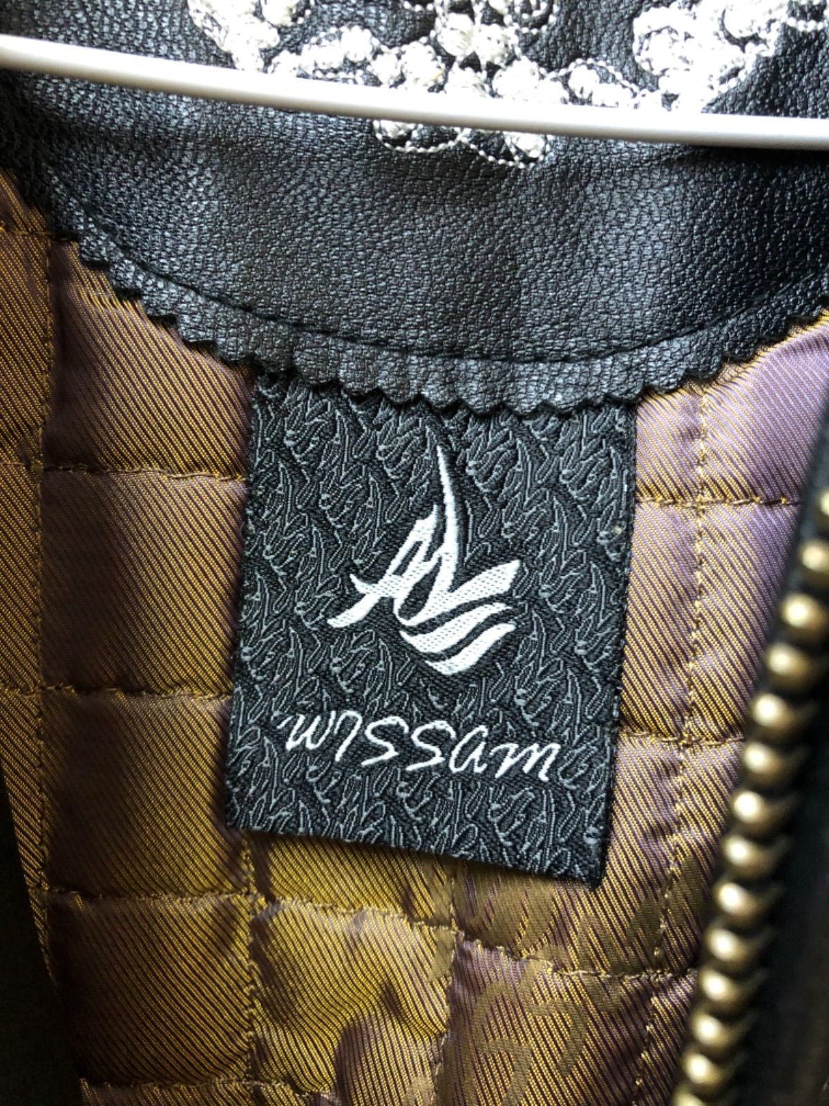 AL WISSAM アル ウィザム 総刺繍 レザージャケット