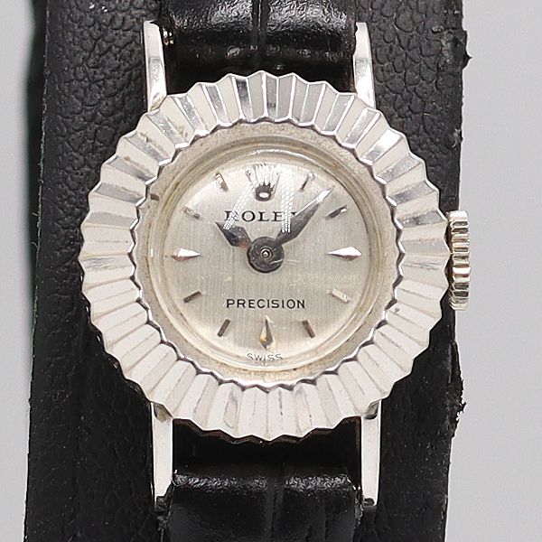 級 ロレックス プレシジョン 12番 2192 18K|750|WG 手巻 レディース腕時計 0038610 5DKT REI KTU ABC 16056
