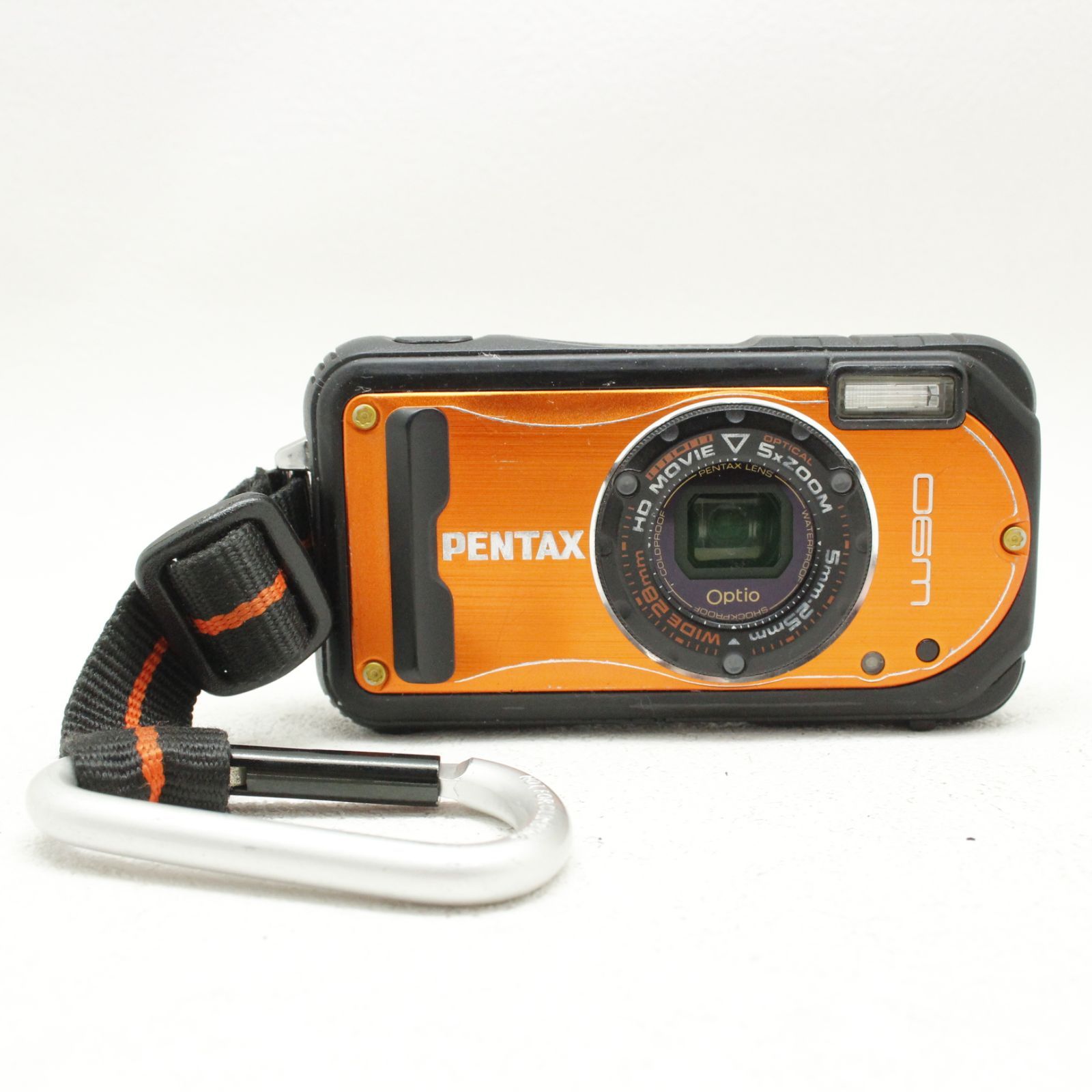 ☆動作OK PENTAX optio W90 オレンジ 防水 Amazon | PENTAX 防水デジタルカメラ Optio W90 シャイニー