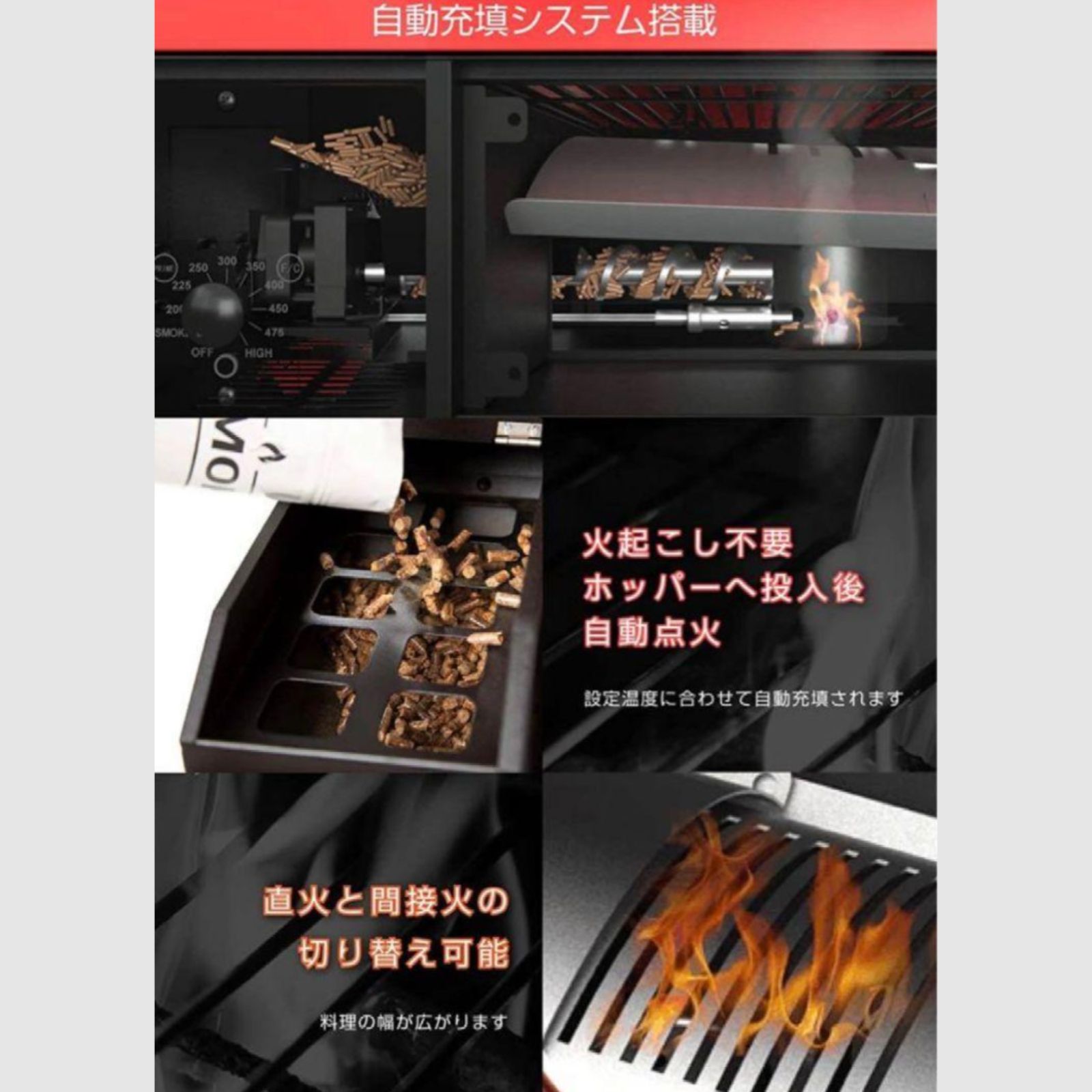 新品】ポータブル スモーク グリル 燻製 BBQ１台 4-6人用 AS300 - メルカリ