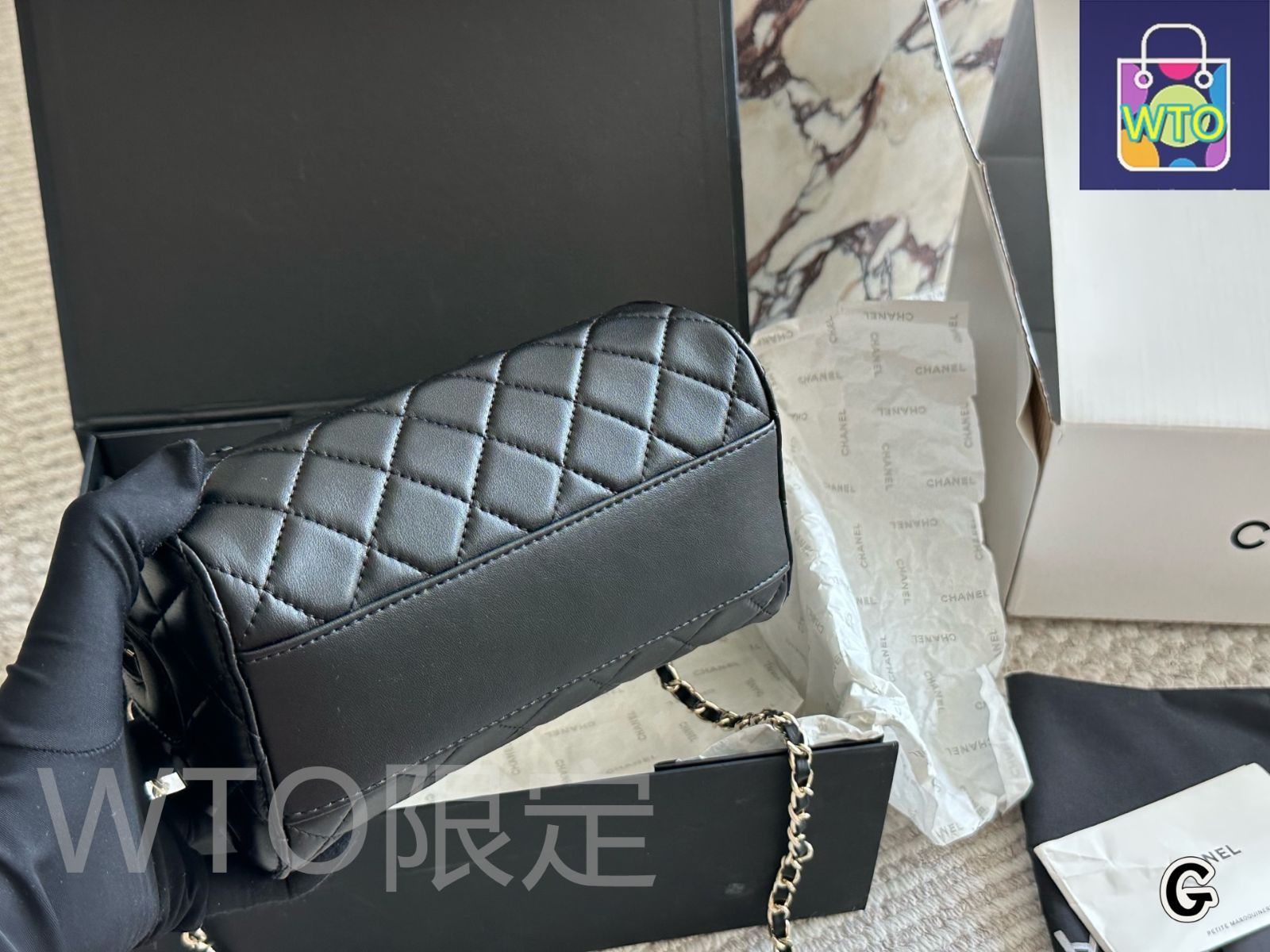 今日特価】Chanel シャネル 25P ボウリングバッグ ?雅なデザイン