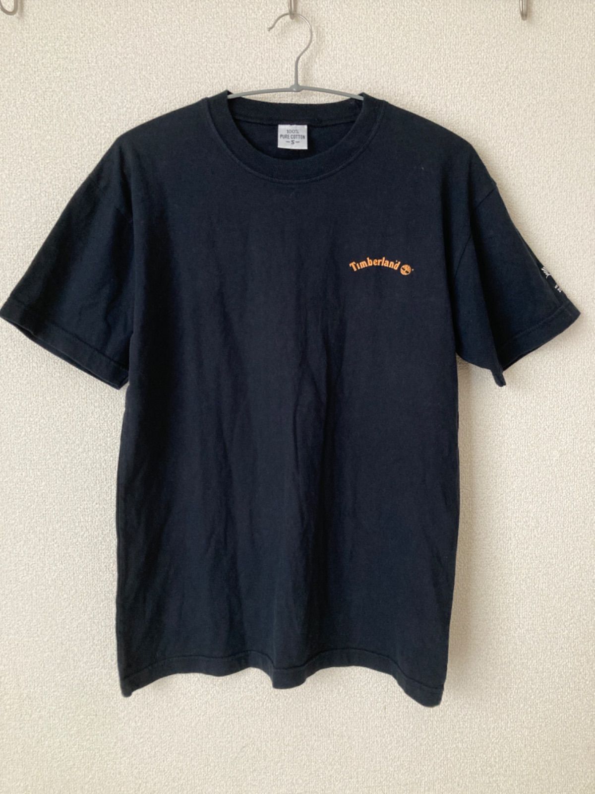 Timberland ティンバーランド earthday2000 ロゴプリントTシャツ　ブラック