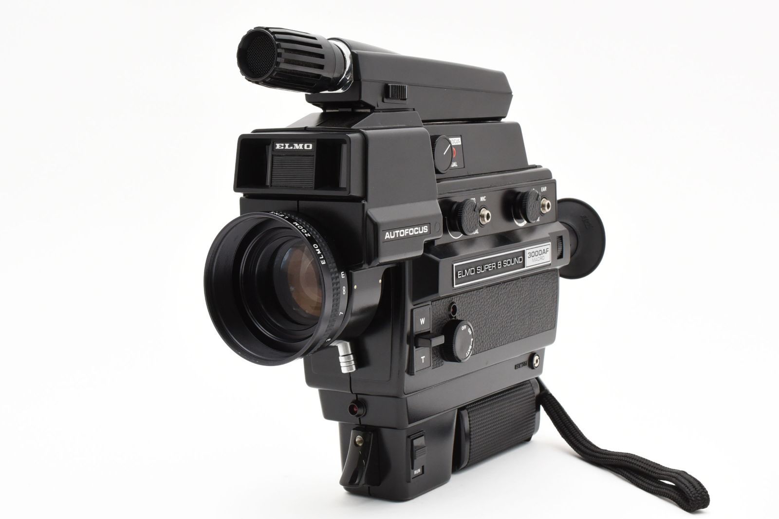 ELMO SUPER 8 SOUND 3000AF フィルムカメラ　外観綺麗 動作品』外観綺麗Elmo 3000AF 8ミリフィルムカメラ