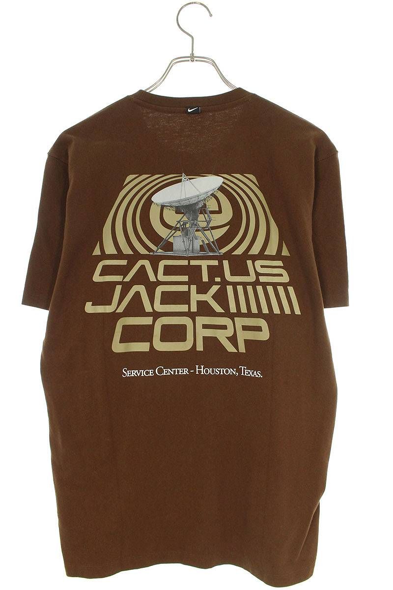 NIKE ナイキ ×Travis Scott Cactus Jack NRG BH Corp T-Shirt DM1285-259 トラヴィススコット カクタスジャック 半袖Tシャツ ブラウン