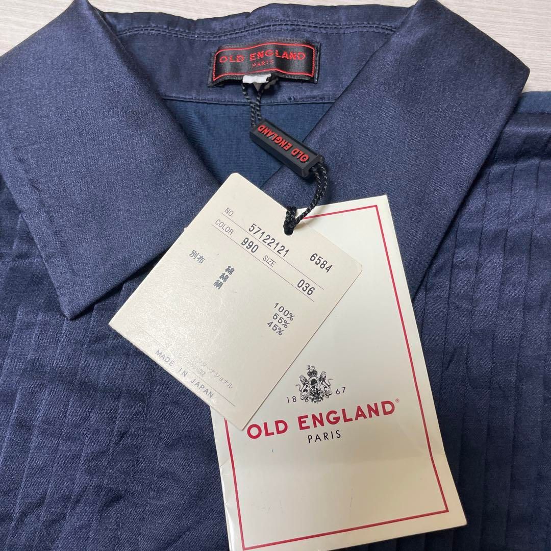 未使用 OLD ENGLAND オールドイングランド シャツ 36 タグ付き - メルカリ