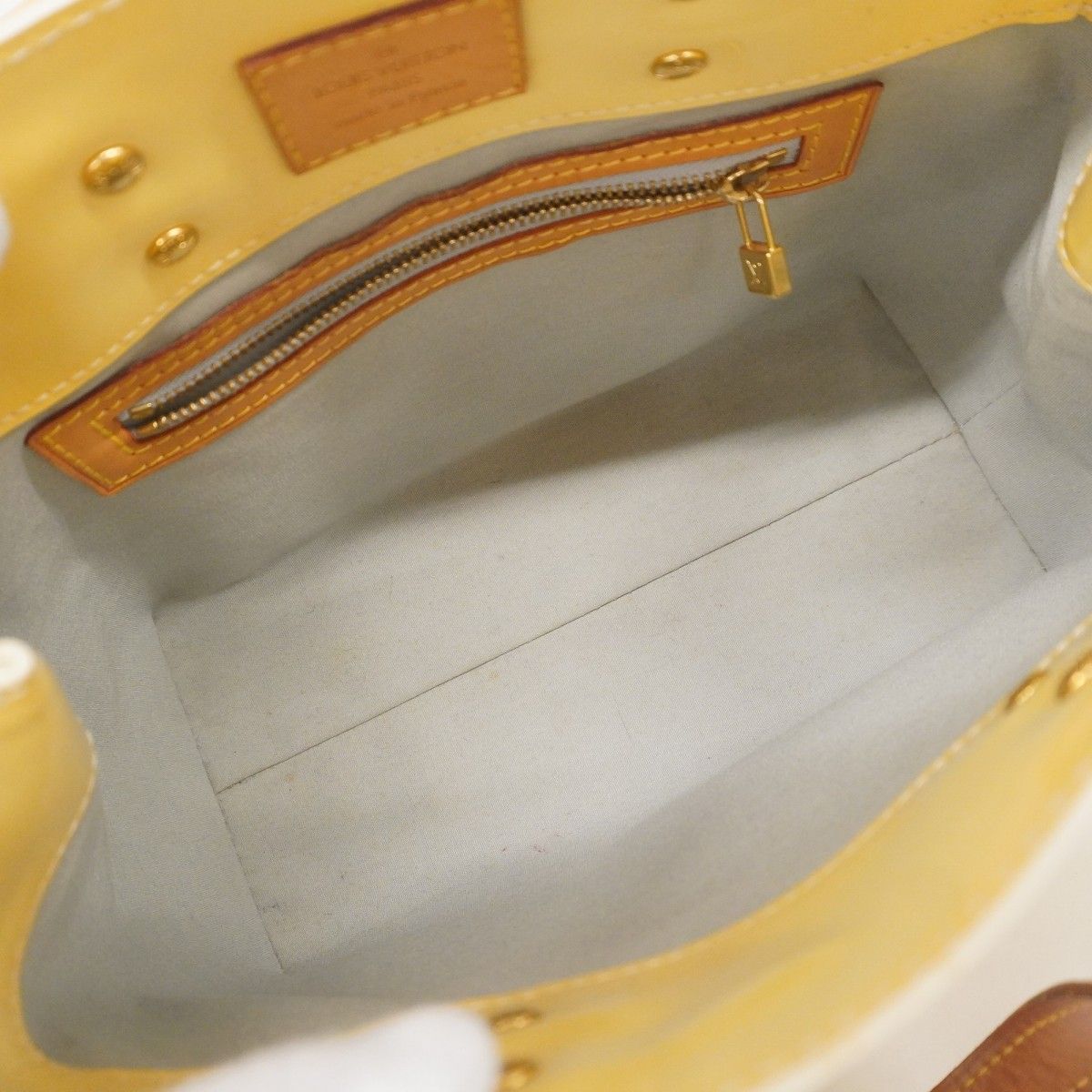 5gd5503-h】ルイヴィトン ハンドバッグ ヴェルニ リードPM M91145 グリ  