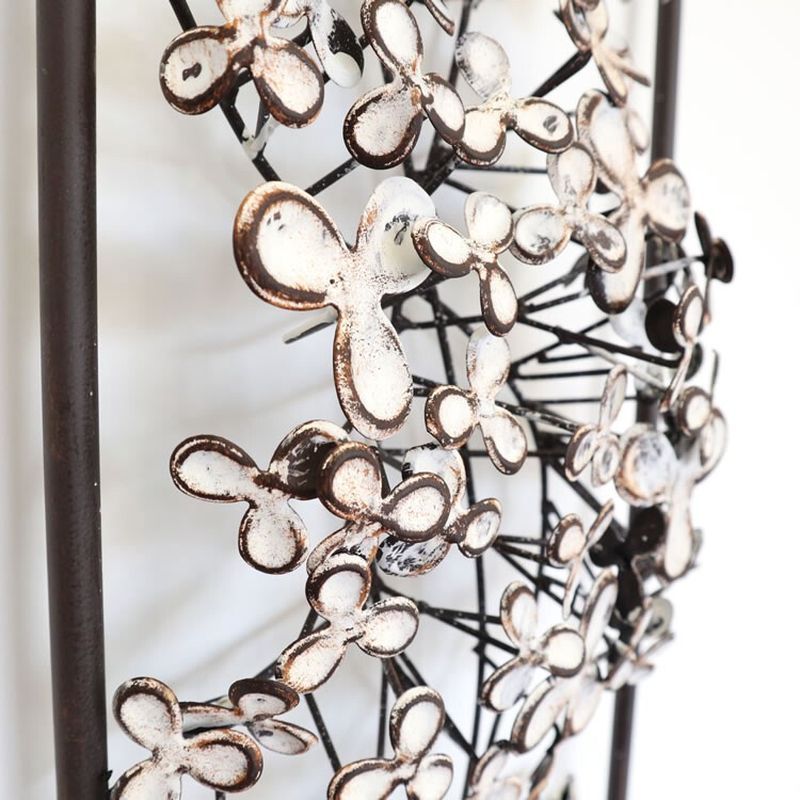 ウォールアートパネル 壁掛け 壁飾り アンティークホワイト かわ畑貿易