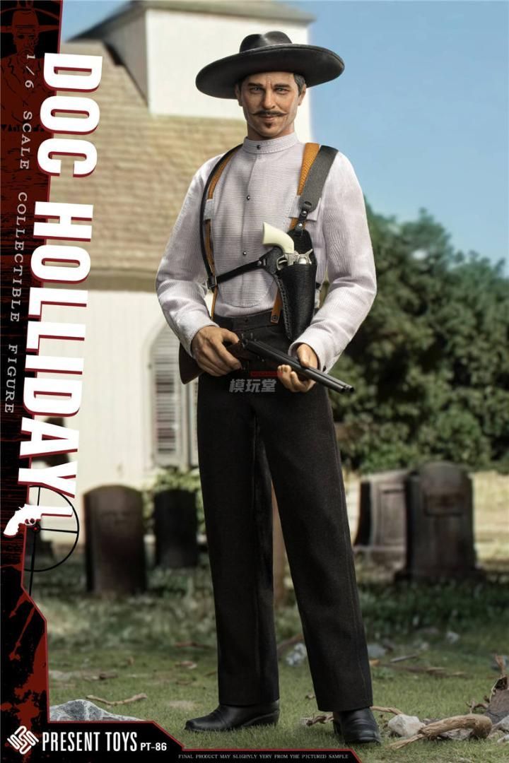 PRESENT TOYS 1/6 レジェンダリー・ガンナー PT-sp86 NEW PRESENT TOYS PT-sp86 1/6 Legendary Gunner Doc Holliday