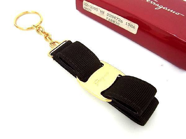 美品] フェラガモ、キーホルダー、バックチャーム FERRAGAMO