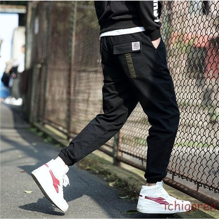 ジョガーパンツ メンズ カーゴパンツ リブパンツ チノパン 裾リブ 大きいサ20 カーゴパンツ メンズ ジョガーパンツ ワークパンツ アンクル丈 大人気