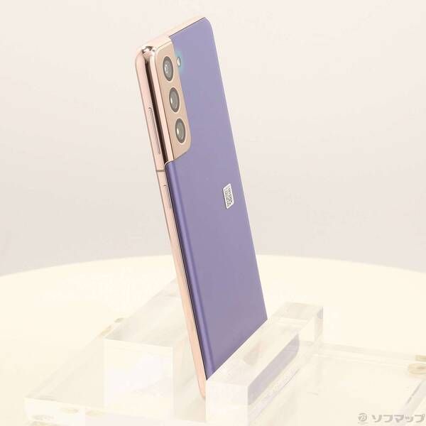 中古品〕 Galaxy S21 5G 256GB ファントムバイオレット SC-51B