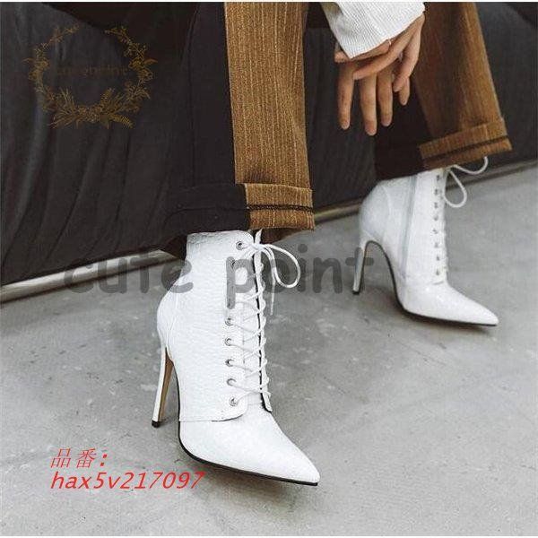 ブーツ ショートブーツ レディース ファスナー ソックスブーツ 合成皮革 痛くない走れる 爆売中 ピンヒール 定番 美脚 楽ちん 秋冬 hax5v217097 KIN-KAAI_COM