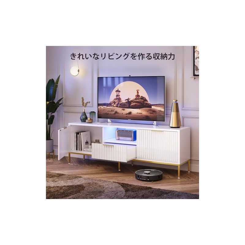 テレビボード Bestier テレビ台 ?幅140×奥行き35×高さ54cmテレビボード 32/40/43/50