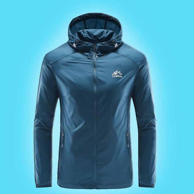 種類21：5XL/A：グレー 秋冬 コーデ メンズ  服 シンプル ファッション オシャレ 大人 かっこいい 大きいサイズ ストリート 紳士服 アウトドア フード付き 日焼け防止 長袖 ブルー ジャケット 