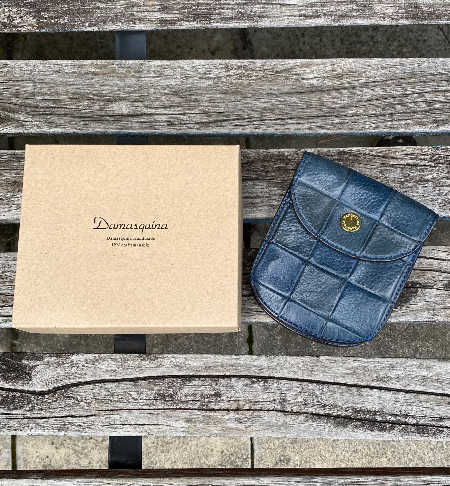 新品未使用品 Damasquina ダマスキーナ マルチレザー ミドルウォレット 