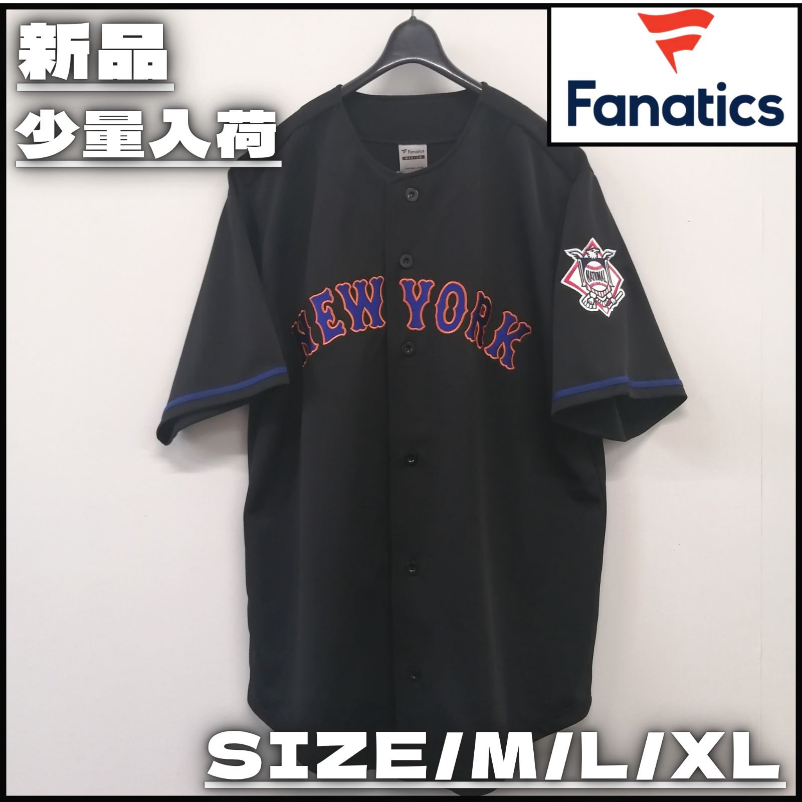 Fanatics ファナティクス NewYork Mets ベースボール シャツ Fanatics ファナティクス NewYork Mets ベースボール シャツ