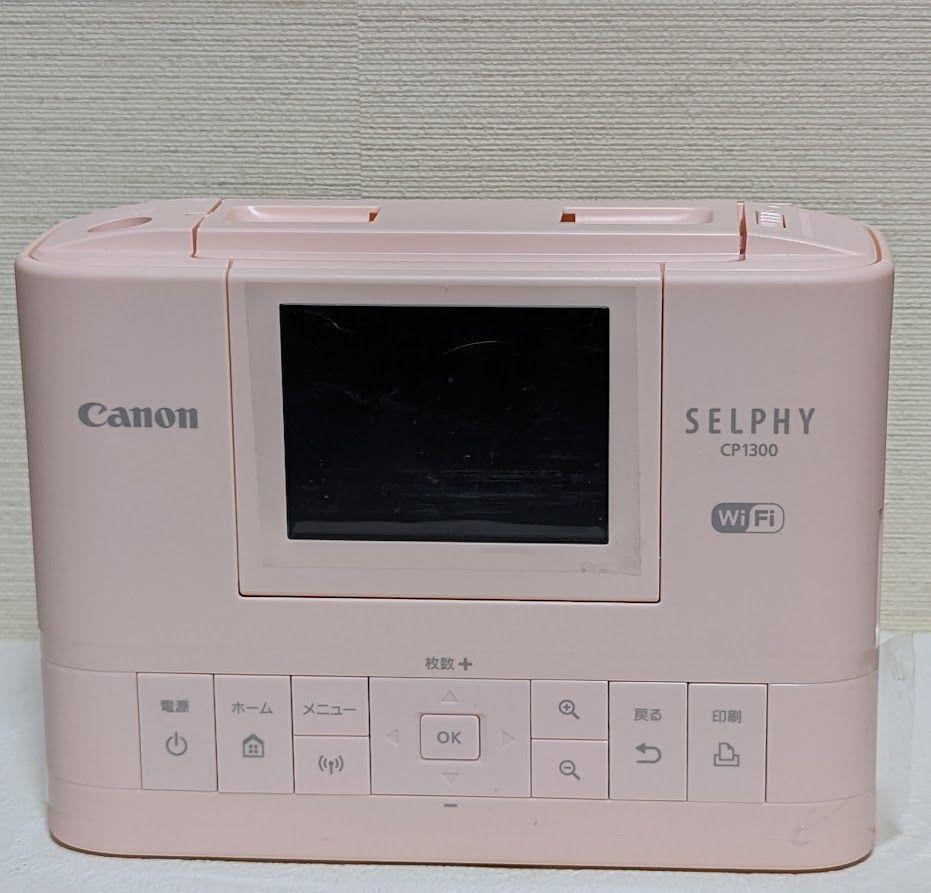 Canon SELPHY CP1300 コンパクトフォトプリンター ピンク - メルカリ