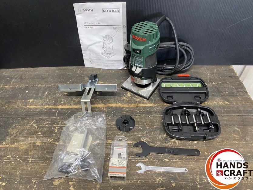 ● 品 BOSCH ボッシュ PMR500 3603D09151 パワートリマー 単相100V コレット径 6mm