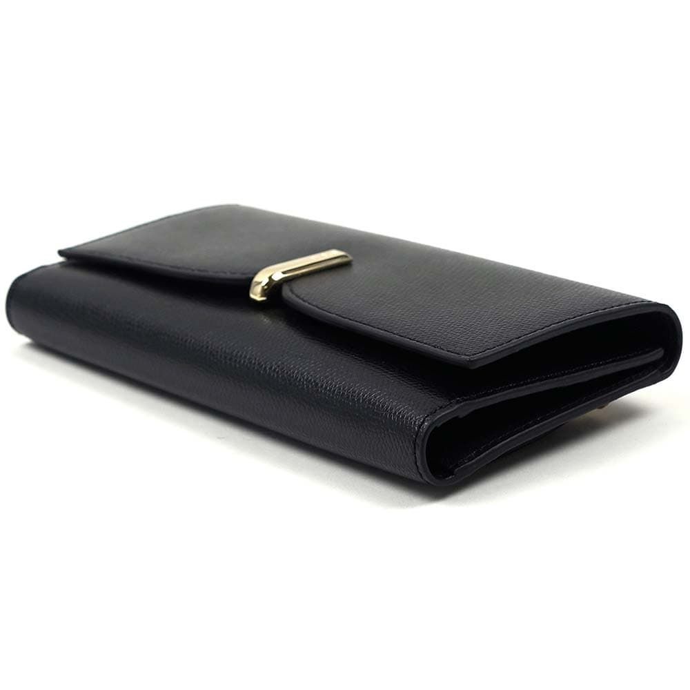 フルラ 長財布 三つ折り FURLA 1056267 PDF8 フラップ ブラック