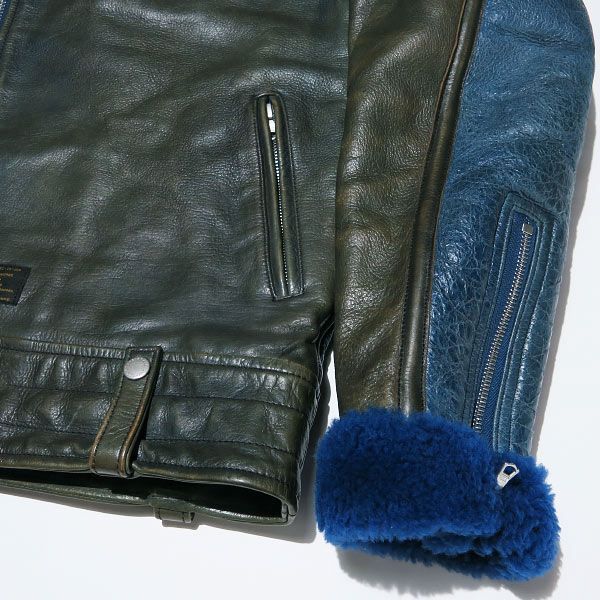 WTAPS ダブルタップス 11AW RIDERS JK/JACKET.LEATHER.COW 112GWDT