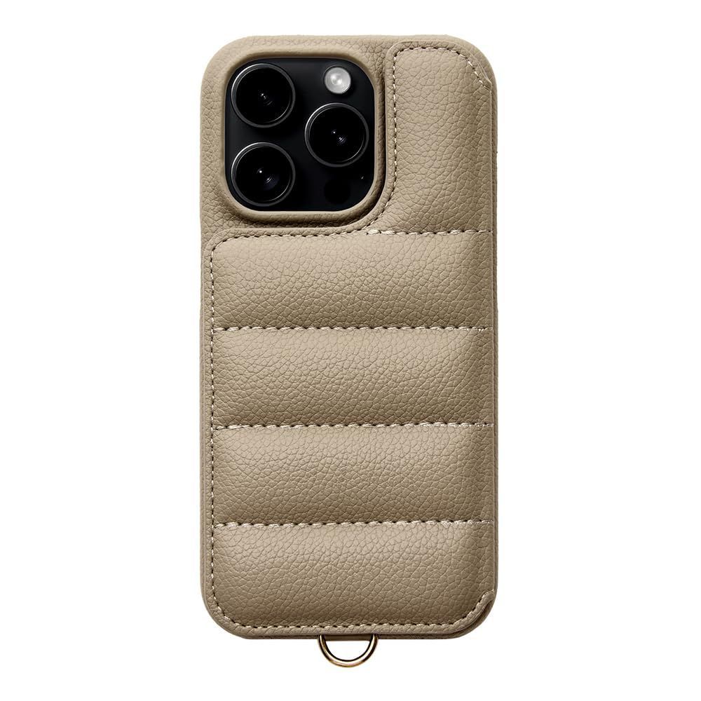 新品 【 UNiCASE 公式 】iPhone15Pro対応 背面 スマホケース手帳型 カード収納 [ かわいいもこもこデザインの 多機能 スマホケース ] 落下防止 ミラー付きスマホケース iPhone ケース [ ユニケース ] P