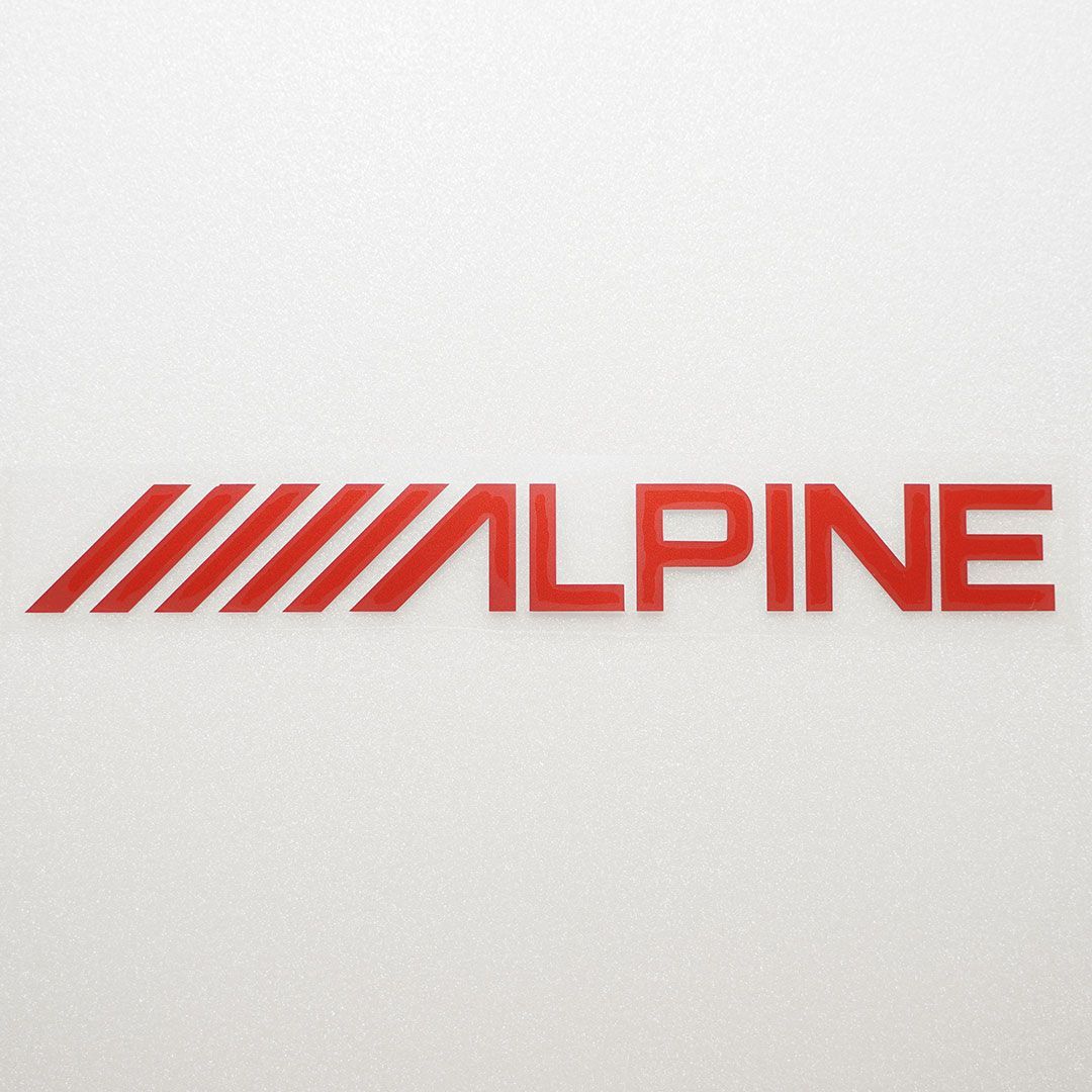 人気 alpine ステッカー