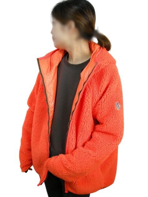 サイズL□新品□モンクレール GRENOBLE フリースジャケット オレンジ