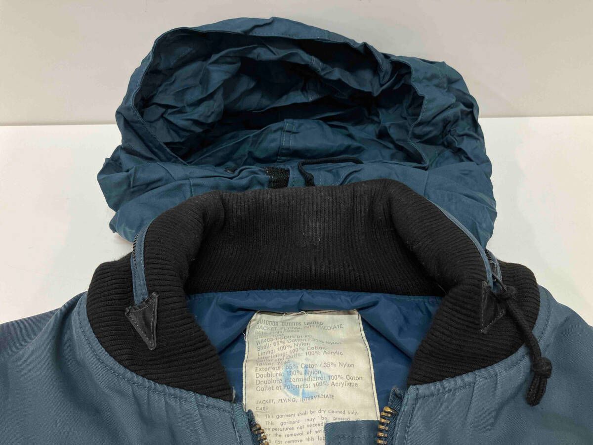 カナダ空軍 実物 フライトジャケット TypeⅢ ネイビー DEADSTOCK】Royal Canadian Air Force TypeⅢ Flyers Jacket
